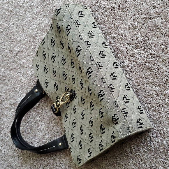 Dooney & Bourke Monogram Satchel - Picture 2 of 3